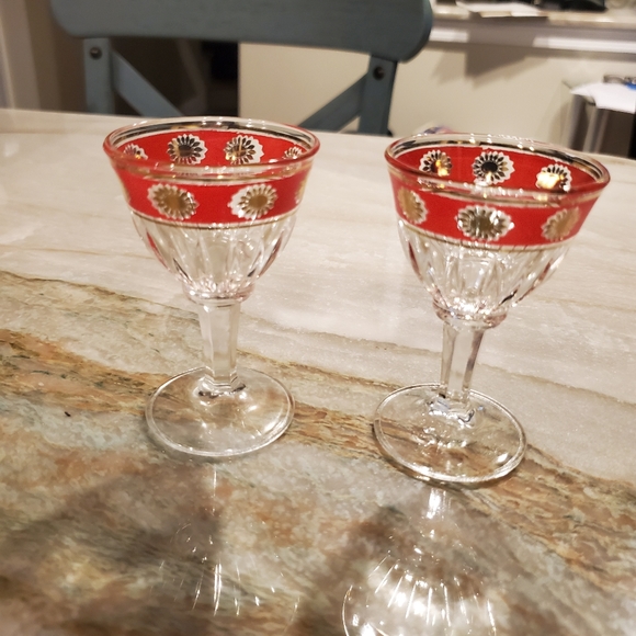Vintage Dining 2 Vintage Cordial Glasses Poshmark